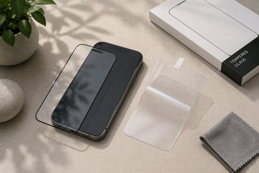 Folie de protecție pentru telefon: sticlă securizată sau folie hidrogel?
