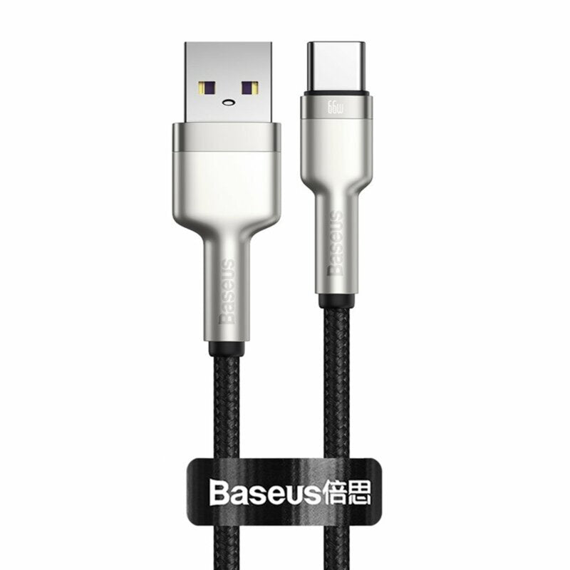 Cablu date Fast Charging Type-C Baseus, 2m, negru, CAKF000201
